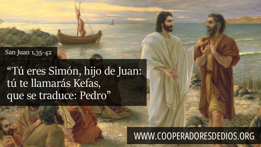 Jesús se encuentra con Pedro
