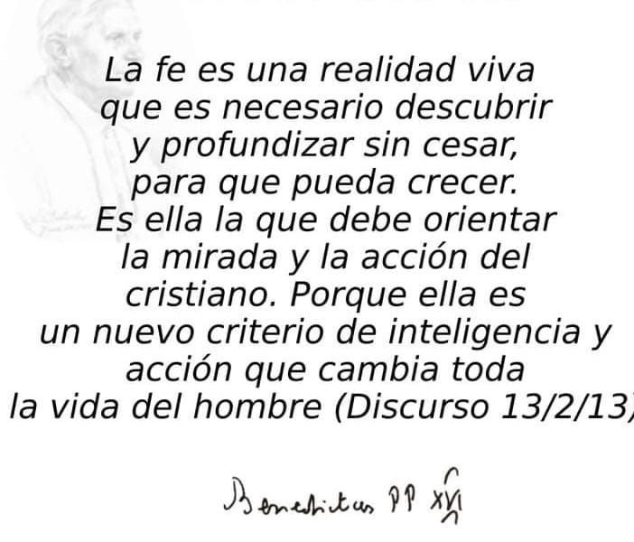 Mensaje Benedicto