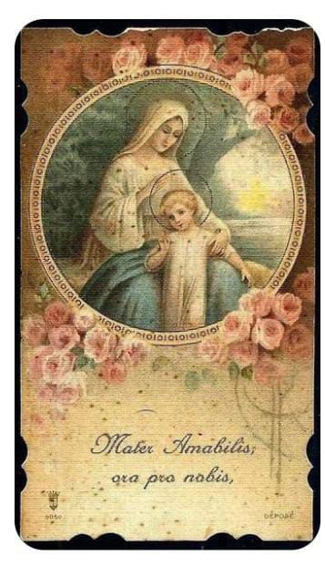 Virgen Maria junto al niño Jesús